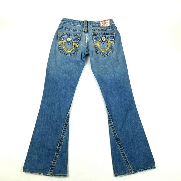 TRUE RELIGION Rainbow Joey 26x30 Blue - Picture 2 of 8